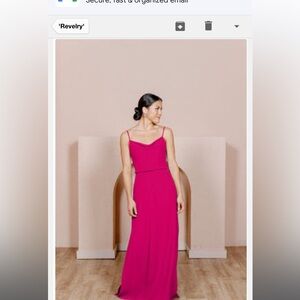 Pink Reverly Dress